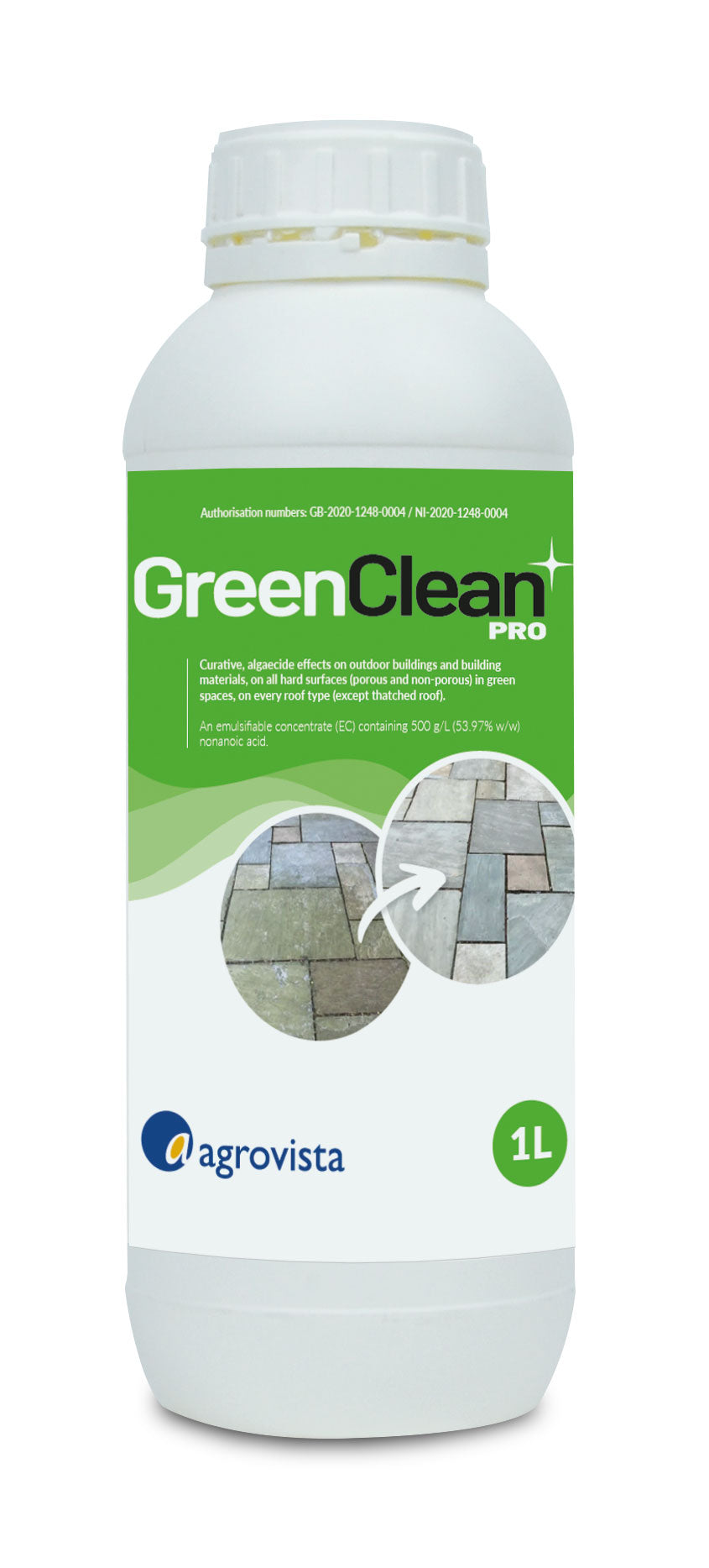 GreenClean Pro 1L Organic Hard Surface Cleaner