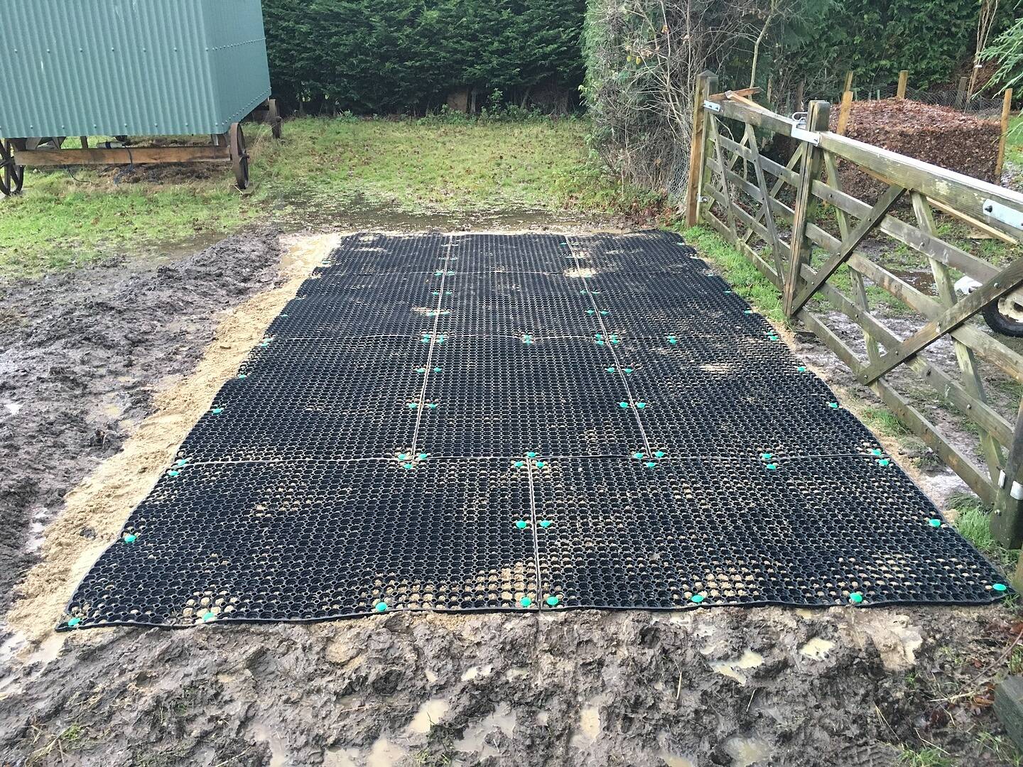 Rubber Grass Protection Mats